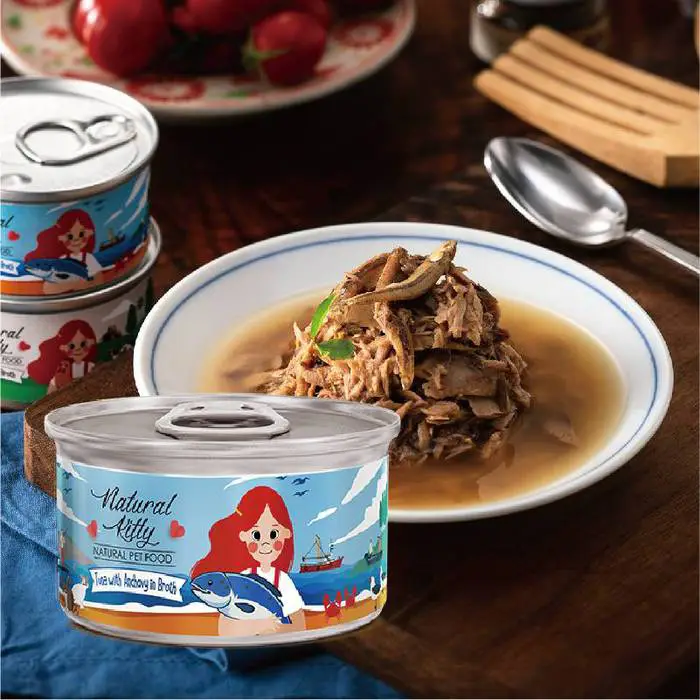 Natural Kitty  無膠鮮甜鮪魚鯷魚魚湯 80g 低磷(88mg/kcal)